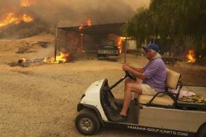 Dos estructuras menores fueron destruidas 