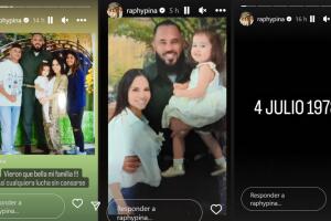 Raphy Pina destacó el apoyo de su familia en el proceso legal que enfrenta en prisión. 