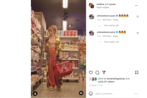 Antonela Roccuzzo apoya la música de Shakira