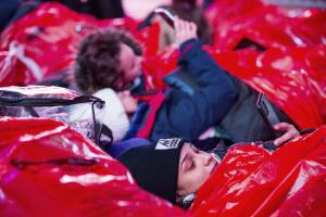 The Worlds Big Sleep Out in Times Square 2019
