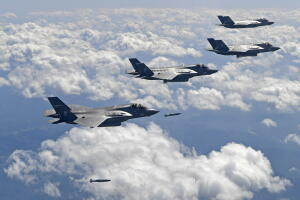 Aviones sobre Corea del Sur