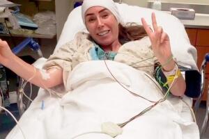 Inés Gómez Mont en el hospital