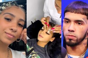 Anuel AA y su hijo: ex del cantante reacciona a críticas por ponerle pestañas postizas al niño
