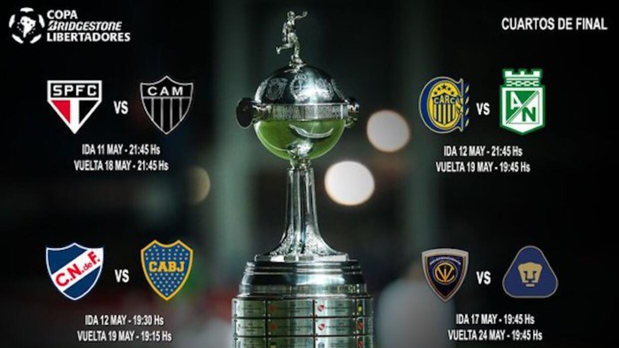 Definen Horarios De Los Cuartos De Final De La Copa Libertadores