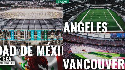 Sedes y estadios para el Mundial 2026 de Estados Unidos, México y Canadá