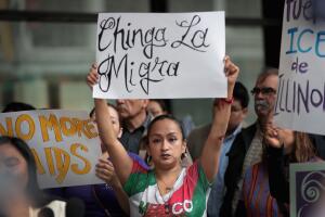 Protesta contra ICE en Chicago