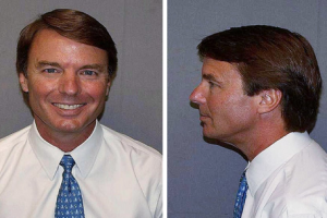 Exsenador John Edwards, mug shot