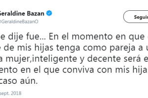 Geraldine Bazán tweet Irina Gabriel