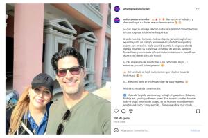 Así fue captado Eduardo Rodríguez como chofer.