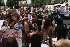 Marcha contra la violencia sexual
