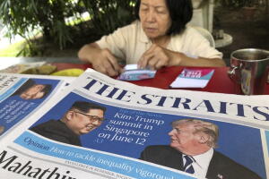 El encuentro entre el presidente Trump y  Kim Jong Un está previsto para el 12 de junio en Singapur. 