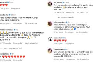 Varios famosos reaccionaron al conmovedor mensaje que Maribel Guardia dedicó a su hijo Julián en el que habría sido su cumpleaños. 