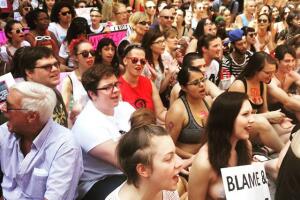 Marcha contra la violencia sexual