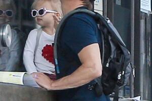Jeremy Renner y su hijita Ava