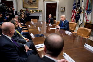 Donakld Trump y congresistas