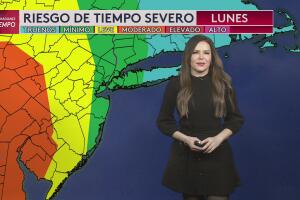 Servicio Meteorológico emite alerta de tornado para partes de Nueva Jersey.