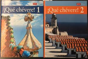 Tomos uno y dos de la colección '¡Qué chévere!' para enseñanza del español