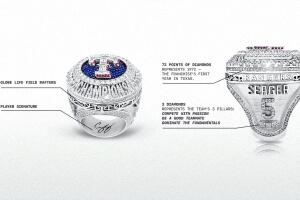 Anillo Serie Mundial 2023 Texas Rangers