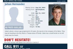 El niño latino desaparecido por más de una década