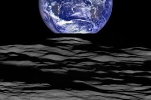 Espectaculares imágenes de la Tierra vistas desde la Luna 