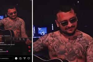 Los nuevos tatuajes de Nodal con los que cubrió los ojos de Belinda (1).jpg