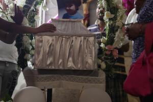 Funeral of Mexican child Fatimai in Mexico City