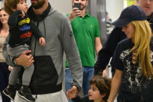 Shakira, Piqué, Milan, Sasha