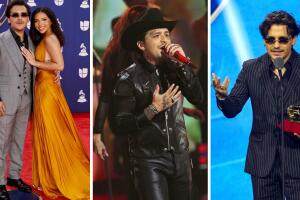 Christian Nodal utilizó tres atuendos en la entrega de los Latin GRAMMY 2025