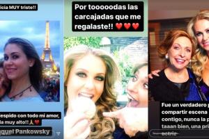 Ingrid Martz y Raquel Pankowsky fueron madre e hija en la telenovela Qué Pobres Tan Ricos. 