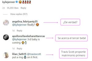 Fans reaccionan al comentario de Kylie Jenner en el Instagram de Travis Scott (3).jpg