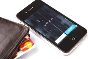 Uber app y Master Card