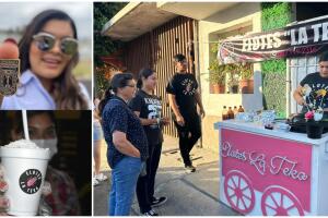 Joven se gradúa vendiendo elotes