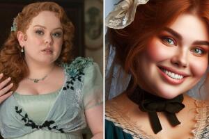 Penelope Featherington libros vs serie Netflix