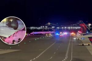 Colisión de dos aviones de Delta en aeropuerto LaGuardia deja una persona herida