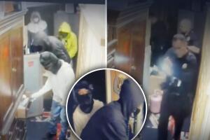 Hombres entrar a casa a robar y todo queda grabado en video