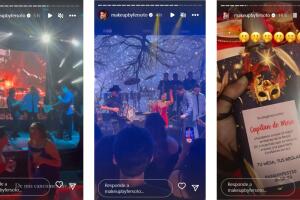 Daisy Anahy cantó al lado de Eduin Caz en su fiesta de cumpleaños.