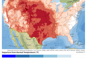 Calor sin precedentes en diciembre