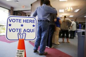Centro de votación primarias EEUU