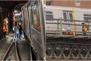 metro de nueva york descarrilamientos