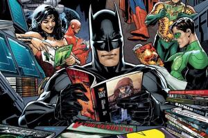 Batman leyendo Comics