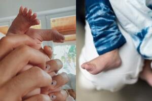 Estas son algunas de las pocas imágenes que hasta ahora se conocen de Índigo, la bebé de Evaluna Montaner y Camilo.