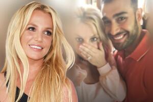 Britney Spears se compromete con Sam Asghari y ella está que ni lo cree
