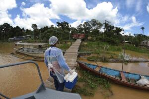 Virus Outbreak Brazil - Vaccination Amazon