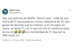 Reacciones a la película de Netflix 'Senior year', protgonizada por Rebel Wilson