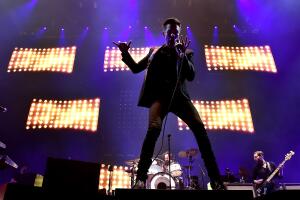 The Killers With Wayne Newton Perform At Grand Opening Of T-Mobile Arena
