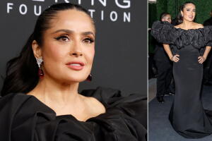 El look de Salma Hayek en el Kering Foundation Caring For Women Dinner.