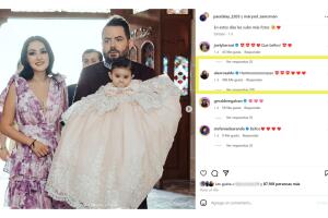 Alessandra Rosaldo reaccionó a las fotos del bautizo de Tessa.