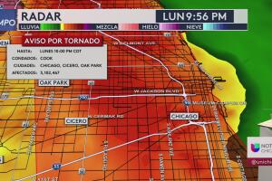 Aviso por tornado - Radar