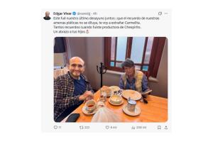El mensaje de despedida de Édgar Vivar