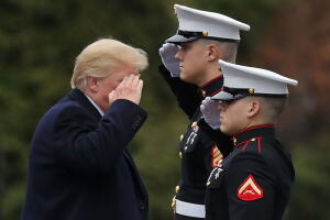 Como no habrá desfile militaren Washington DC en noviembre, el presidente Trump se ira a ver el que organizarán en Paris.